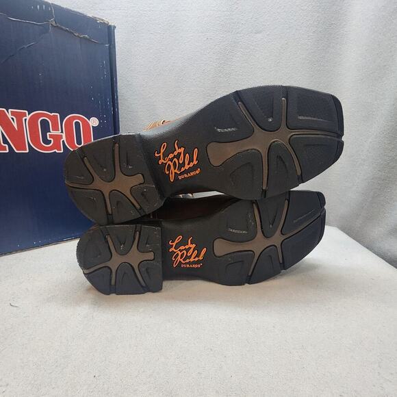 NIB Durango Women's Size 8.5M Lady Rebel Patriotic Flag Work Boot - Steel Toe - Picture 5 of 11